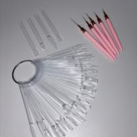 Kit espositore unghie e pennelli per nail art