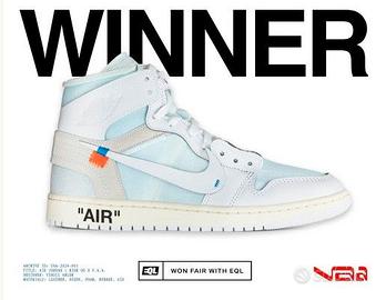 Jordan 1 Retro High Off-White Alaska V.A.A - 43 Eu