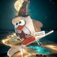 Gufetto befanino anti sfortuna. Fatto a mano