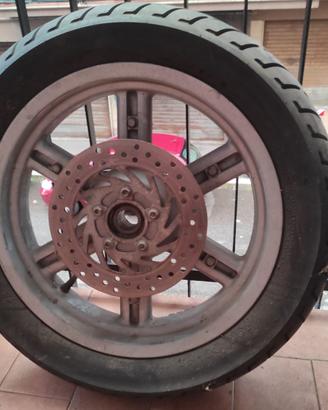 RUOTA SCOOTER + MARMITTA SPORT CITY 125
