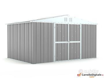 Box lamiera deposito Acciaio 403x269 grigio chiaro