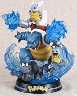 diorama Pokemon Squirtle cm 15 dipinto a mano