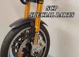 Moto guzzi v35 forcelle mono ohlins freni brembo