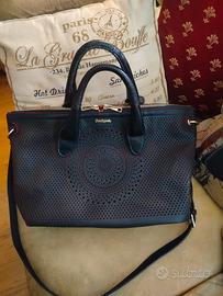 borsa Desigual nera traforata