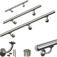 Corrimano a muro made in italy (inox 300cm V42)