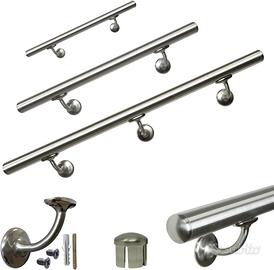 Corrimano a muro made in italy (inox 300cm V42)