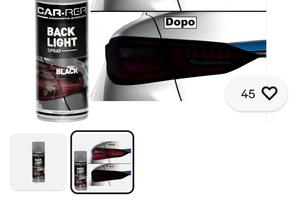 Spray trasparente nero CAR-REP 