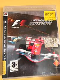 PS3 F1 champion Edition