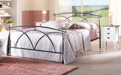 Letto matrimoniale ferro battuto "Barbara"