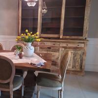 vetrina credenza doppio corpo