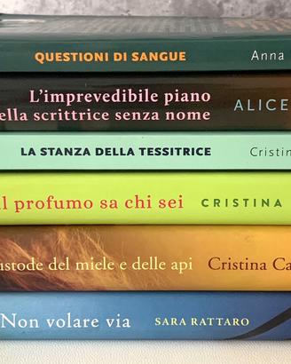 Romanzi dí autrici italiane edizioni Garzanti