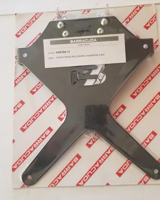 Portatarga reclinabile BARRACUDA per Kawasaki Z800