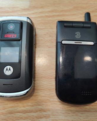 Motorola E1070 e Nec 338 telefoni cellulari 