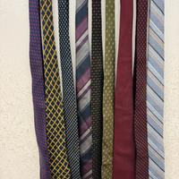 Cravatte seta lana e misto box lotto intero