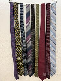 Cravatte seta lana e misto box lotto intero