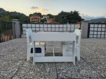 TAVOLO BAMBINI CON 2 SEDIE dotate di contenitore