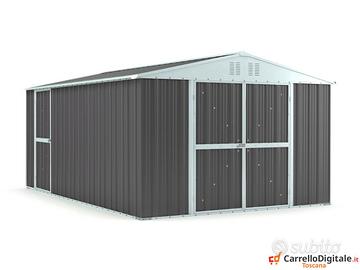 Box capanno acciaio lamiera 327x459 grigio scuro