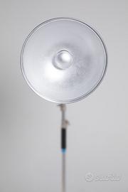 Beauty Dish silver Ø70cm + griglia e diffuser