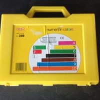 Valigetta regoli Numeri in Colore