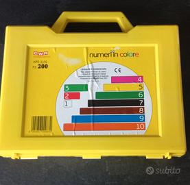 Valigetta regoli Numeri in Colore
