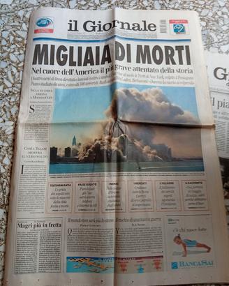  il giornale 12 settembre 2001