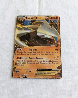 Carta Pokémon Excadrill EX 82/113 - Nero e Bianco