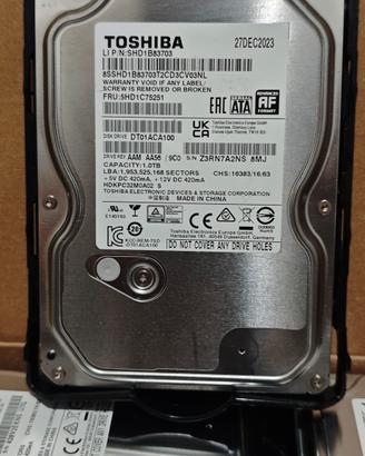 Hard Disk Toshiba Nuovi Stock