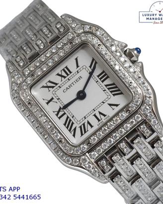 Cartier Panthère Ladies medium 27MM Custom iced