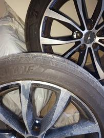 4 cerchi  mak Wolf black mirror 7.5x17 / 5 fori 