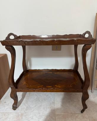 Carrellino vintage in legno