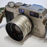 Contax G1 + obbiettivo Zeiss 42mm f2 Green Label