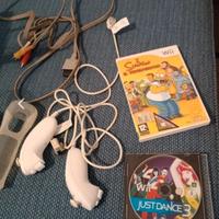 Nintendo Wii con giochi e Joypad e nuchcuk