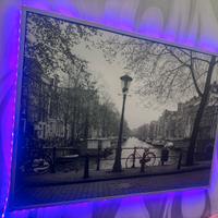 Quadro Amsterdam con Led Multicolor