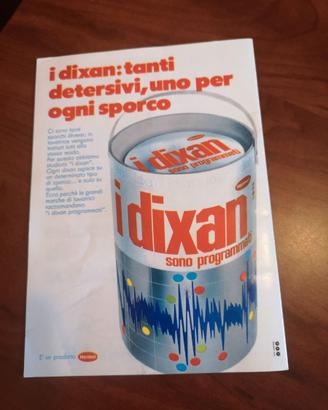 Pubblicità Dixan. Anni 60