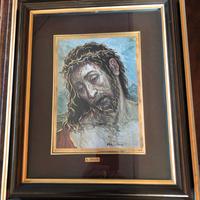 Alfonso Grassi - Ecce Homo -su lastra argento 800