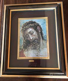Alfonso Grassi - Ecce Homo -su lastra argento 800