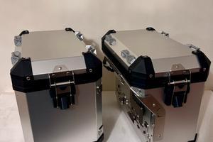 Coppia valigie in alluminionper bmw 900/1200/1250