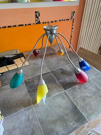 lampadario 6 punti luce  