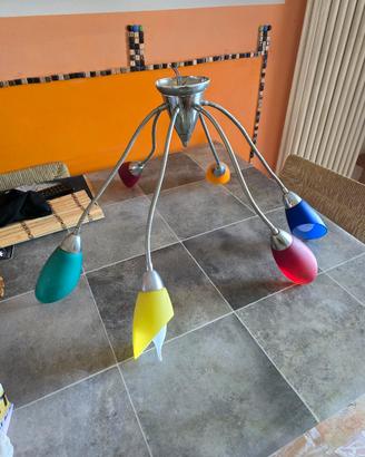 lampadario 6 punti luce  