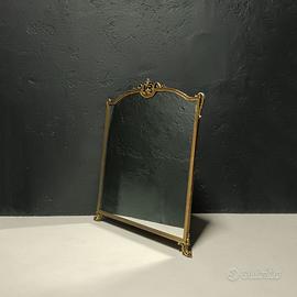 Grande Specchiera Antica Dorata - Stile Luigi XV