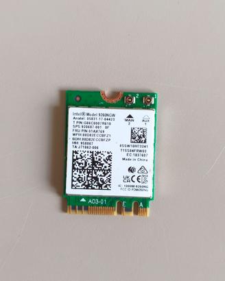 Scheda di rete Intel AC 9260