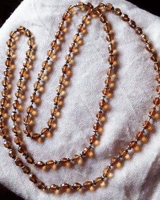 Collana Cristallo Anni'50 Lunghissima