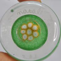 Ferma carte in vetro di Murano  con Murrine