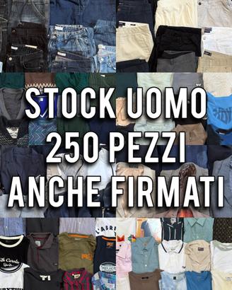Abbigliamento Uomo 250 pezzi - Molti Firmati