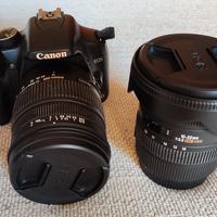 Canon EOS 450d Kit obiettivi 