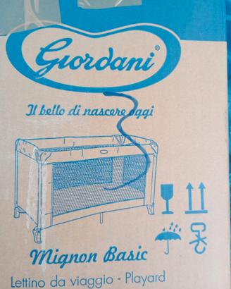 Lettino da viaggio per bimbi - Giordani