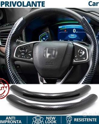 COPRIVOLANTE per HONDA Effetto FIBRA CARBONIO