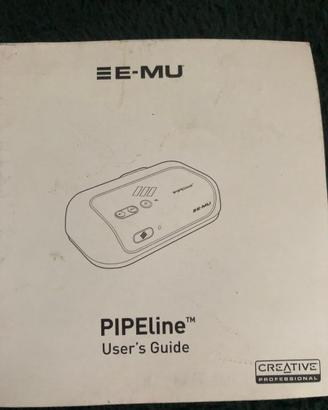 emu pipeline sitema wireless per strumenti