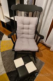 Sedia a Dondolo d'epoca 