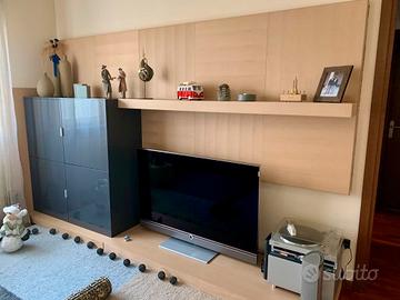 Parete attrezzata salotto Misura Emme mod. Tao